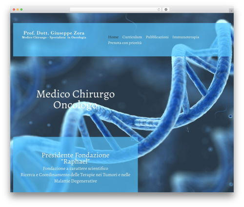 Cherry Framework premium WordPress theme - giuseppezora.com