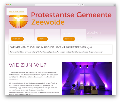 Church theme WordPress - pgzeewolde.nl Church theme WordPress - pgzeewolde.nl