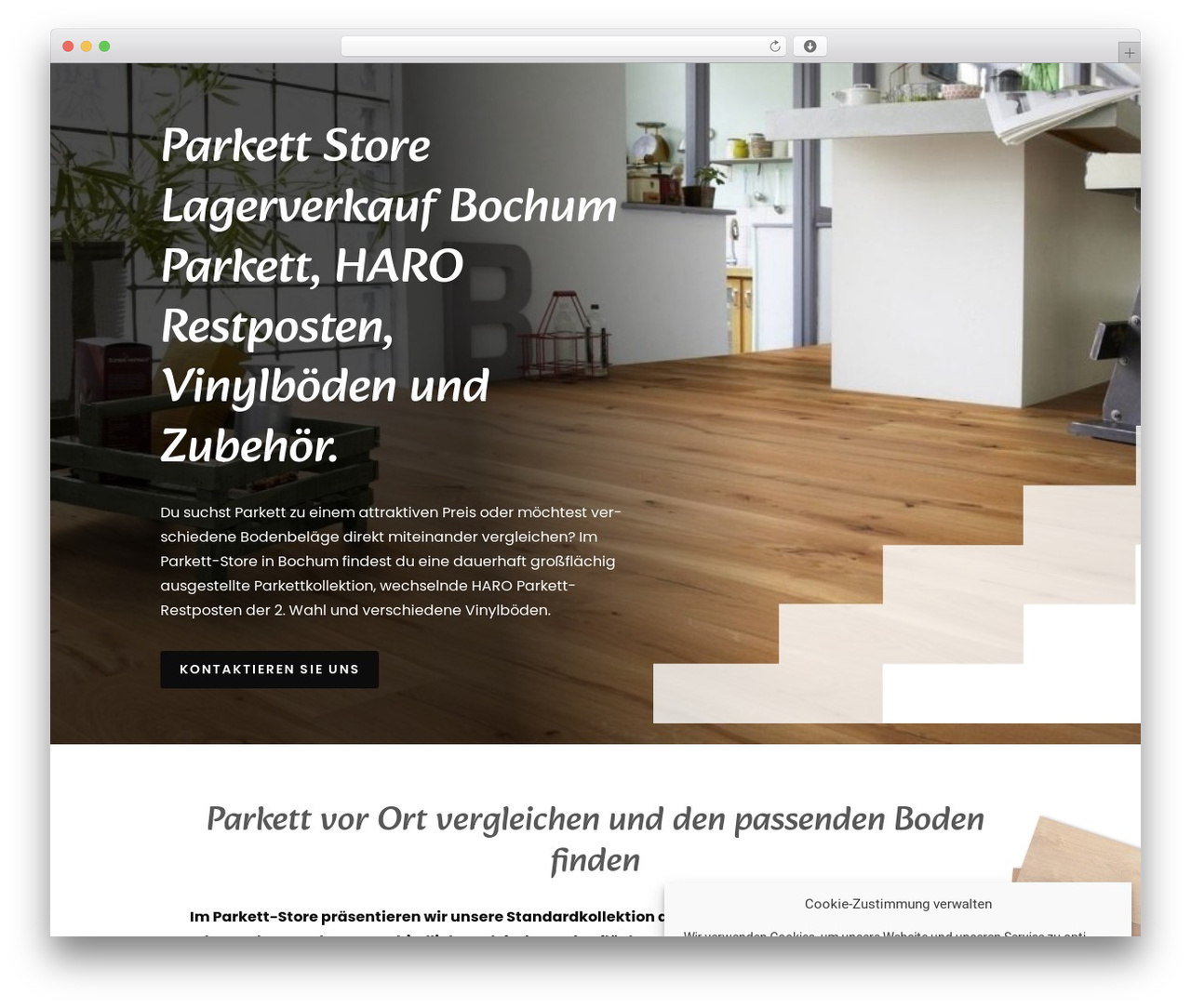 Constructor WordPress ecommerce theme - parkett-store.com