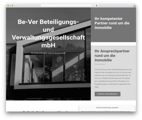 Constructor WordPress theme - bevergmbh.com