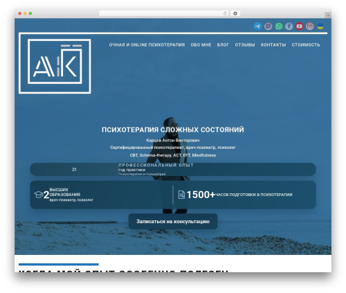 Default TPL WordPress theme - kartsev.doctor
