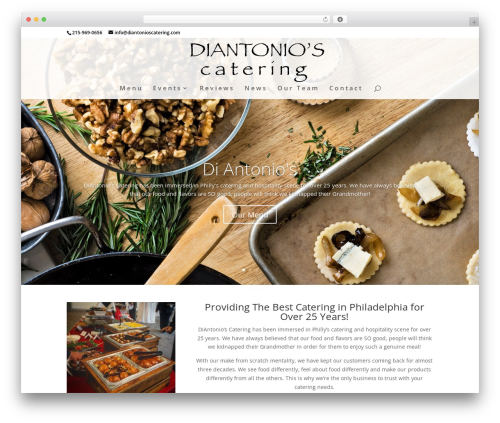 Monarch 2 WordPress plugin - diantonioscatering.com