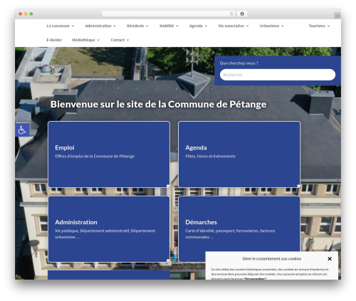 Divi WordPress theme - petange.lu