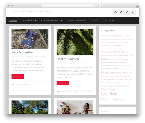 Donovan theme WordPress - ubifacts.org
