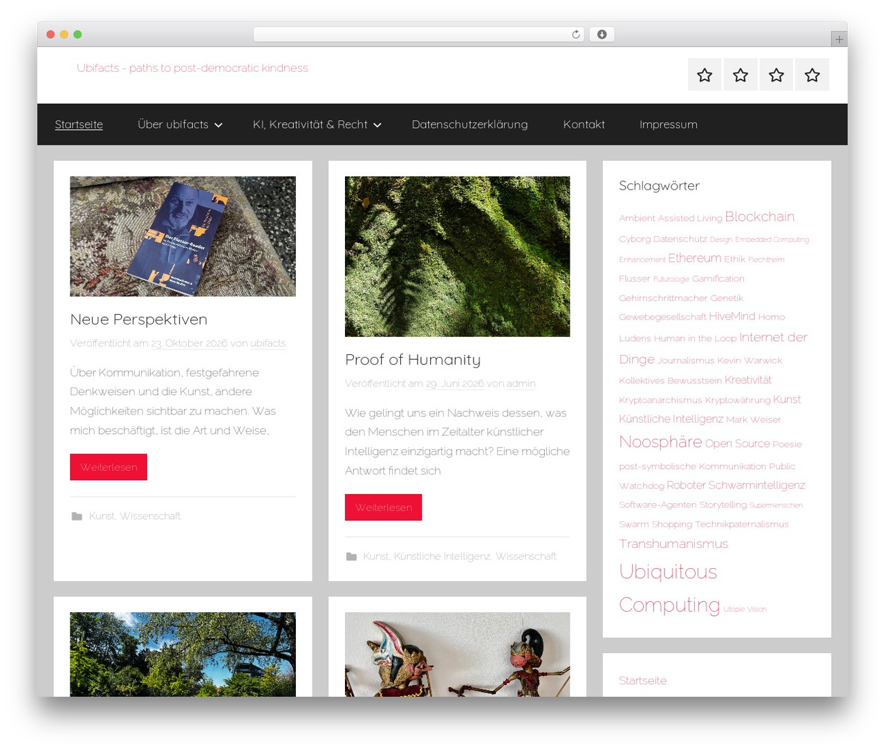 Donovan theme WordPress - ubifacts.org