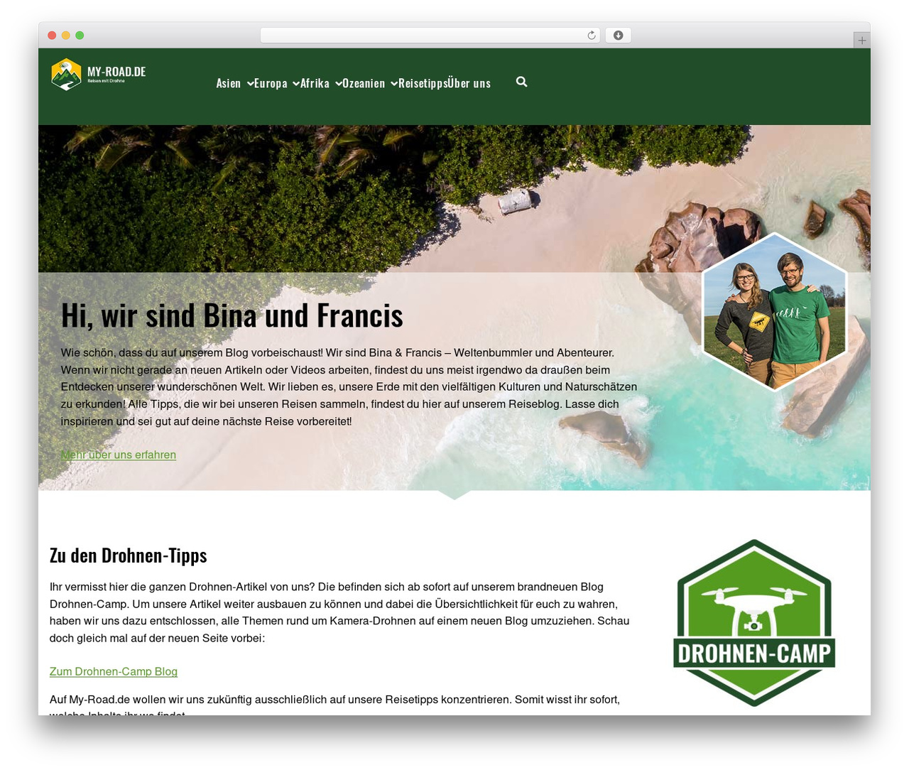 Drones WordPress blog theme - my-road.de Drones WordPress blog theme - my-road.de
