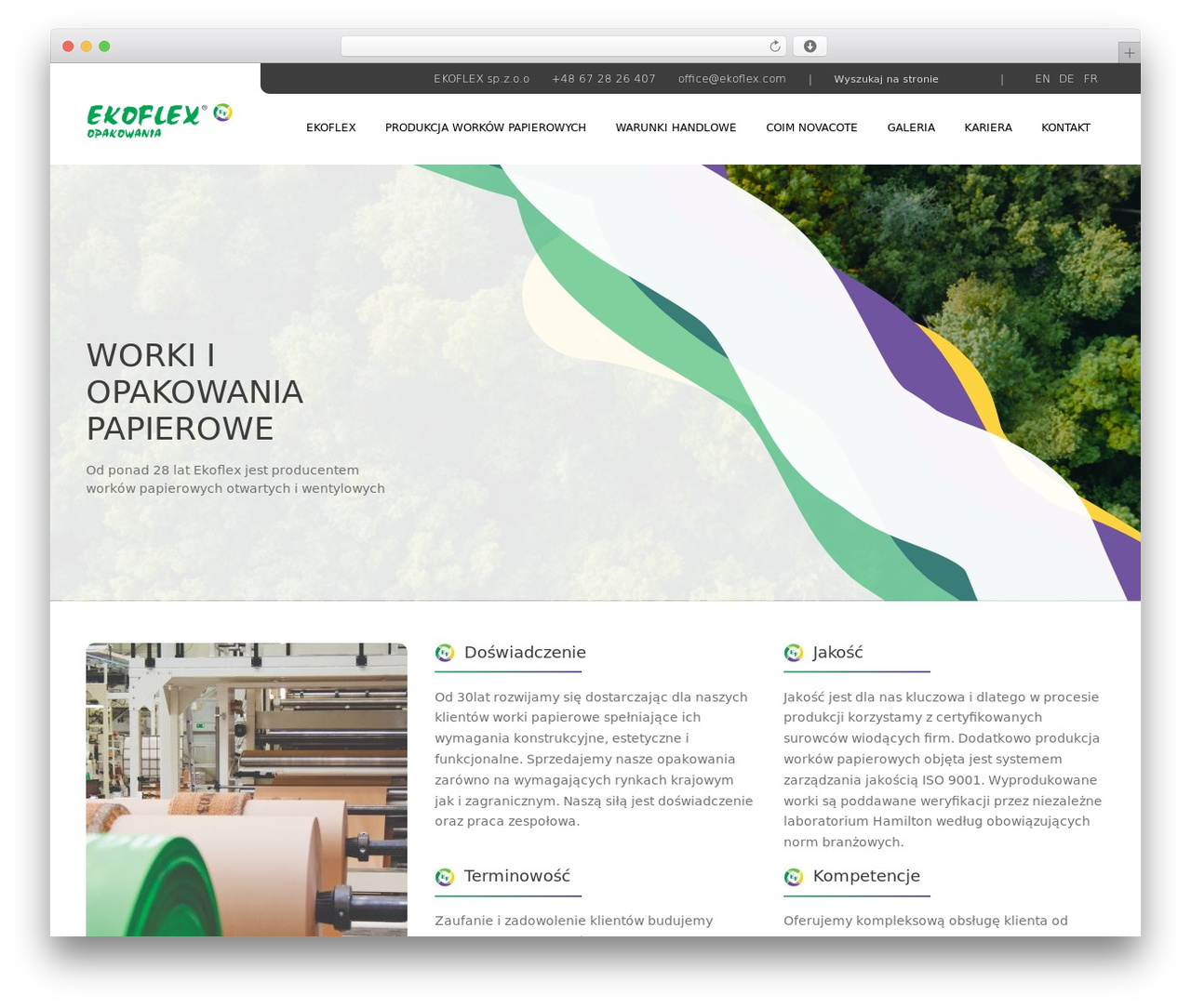 Ekoflex WordPress theme - ekoflex.com