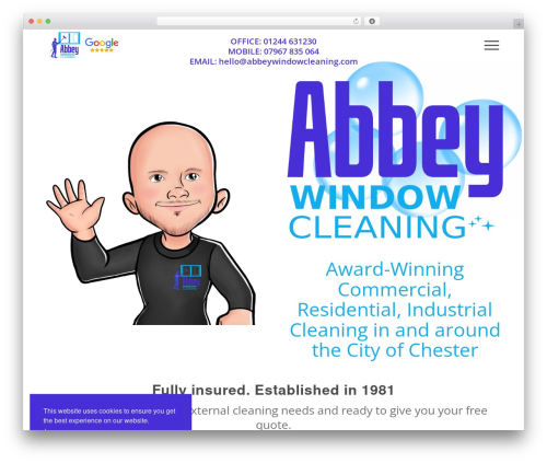 Simple Cookie Control (simple-cookie-control) free WordPress plugin - abbeywindowcleaning.com