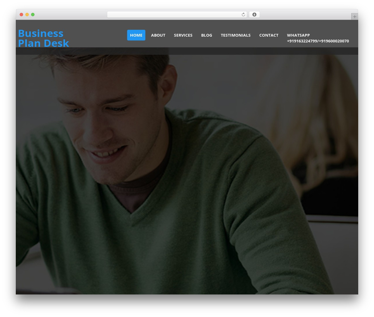 Flatastic WP theme - businessplandesk.com