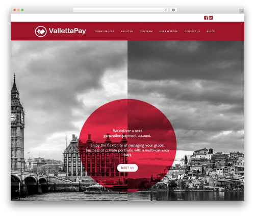 Fluid theme WordPress - vallettapay.com