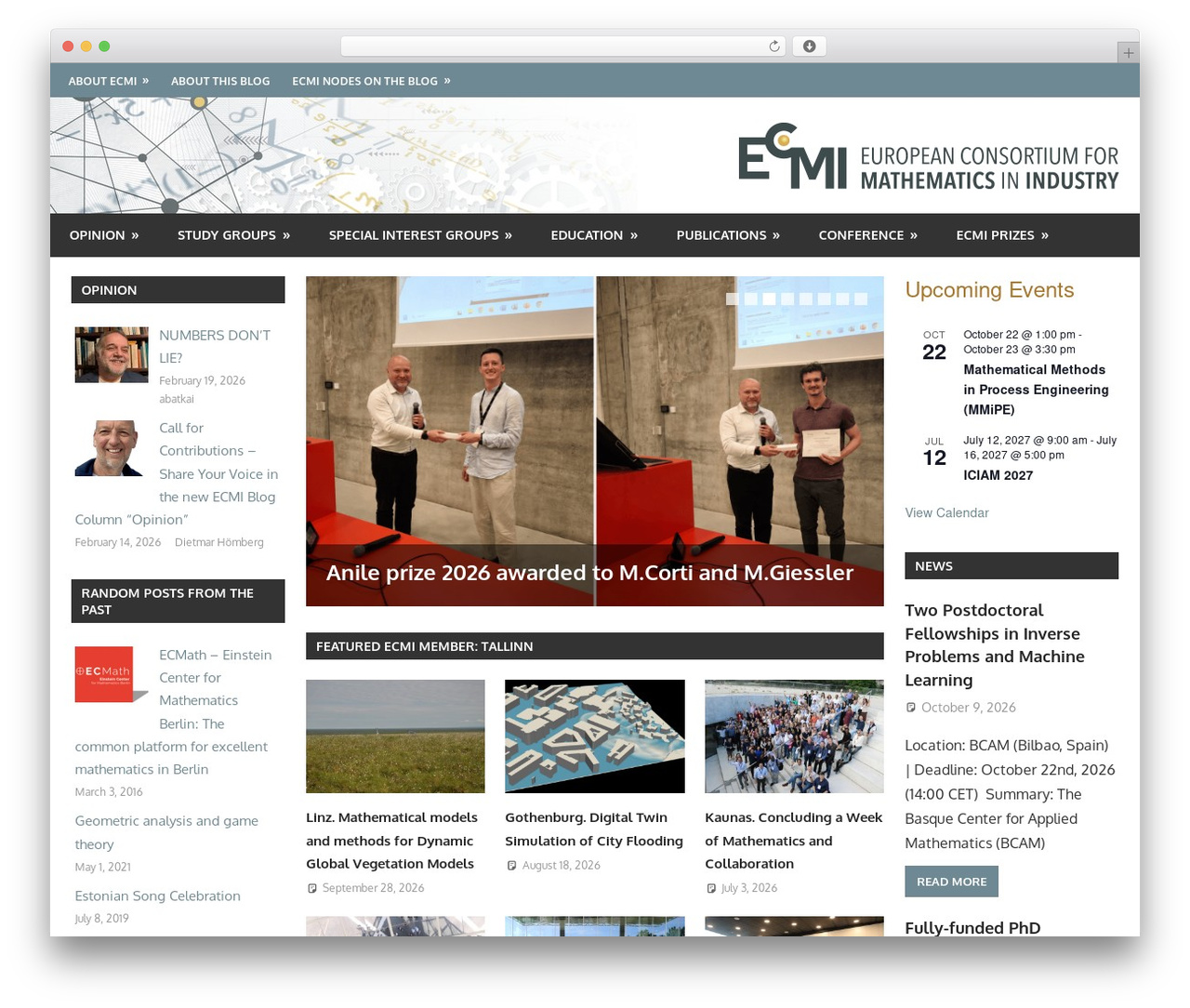 Gambit theme WordPress - ecmiindmath.org