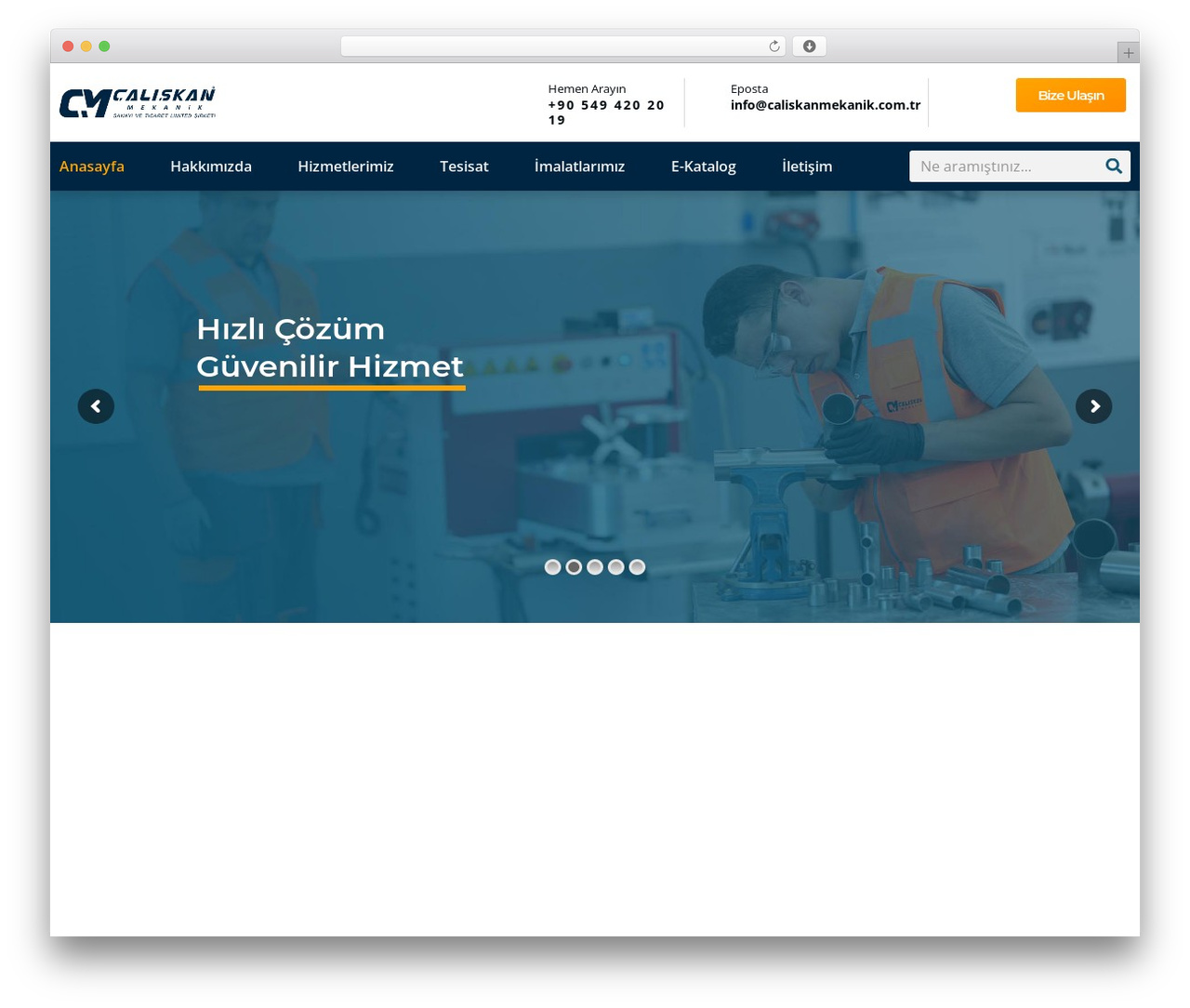 Hello Elementor premium WordPress theme - caliskanmekanik.com
