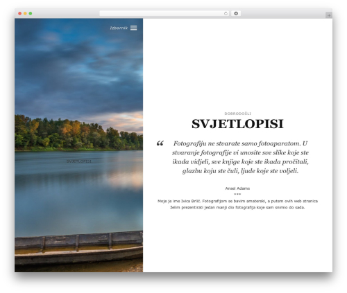 Ichiban WordPress theme - ivicabrlic.com
