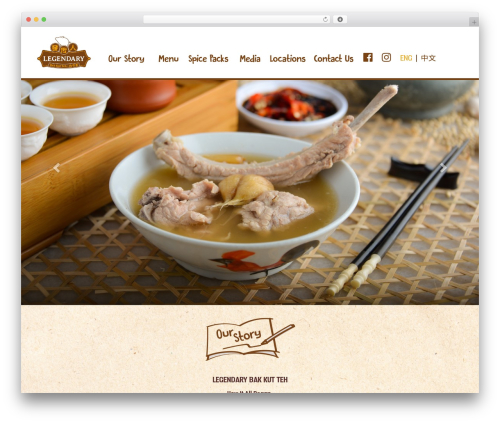 Legendary WordPress theme - legendarybkt.com
