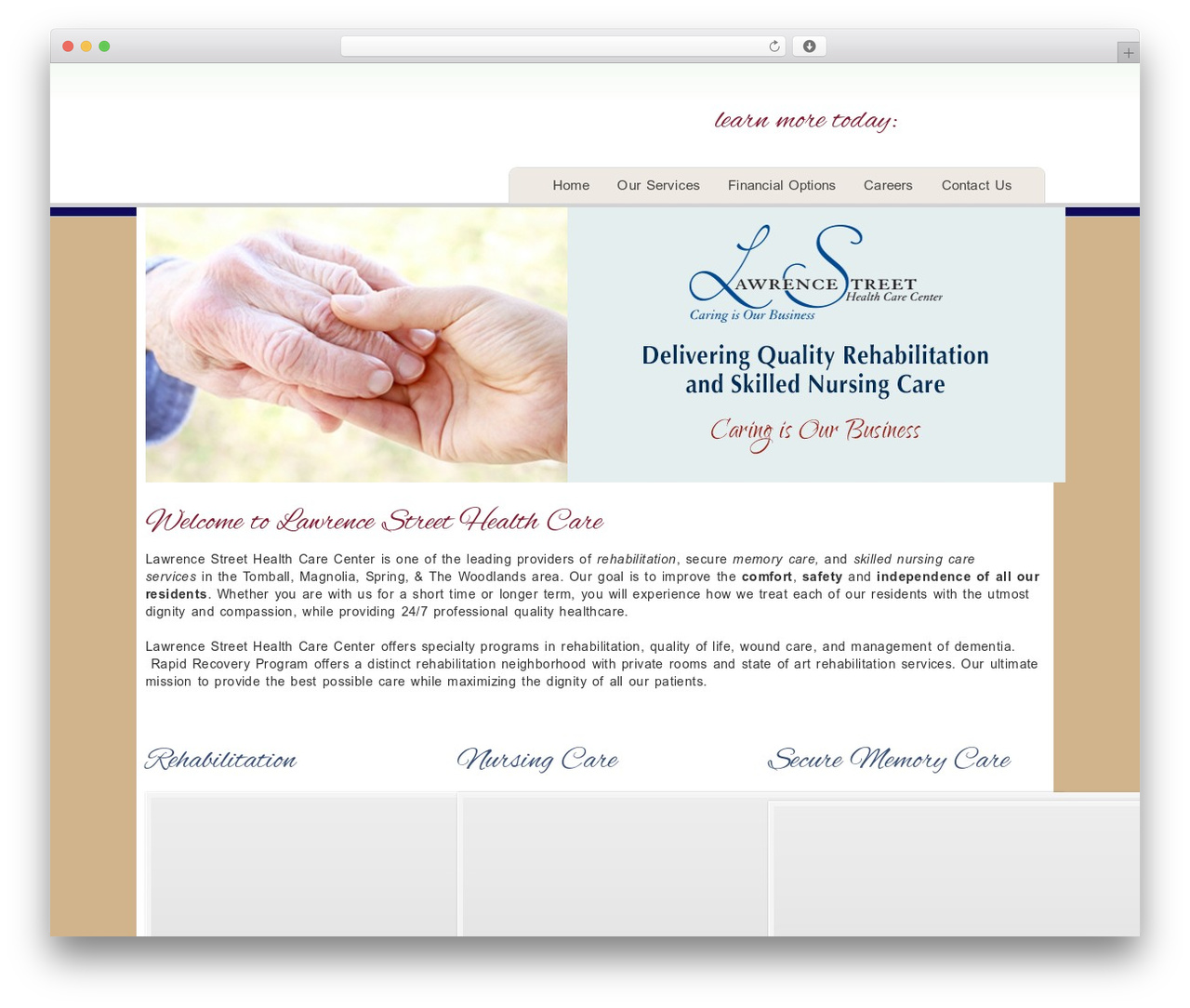 Method WordPress page theme - lawrencestreethcc.com
