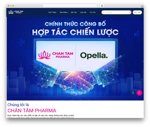 Mona theme v2 theme WordPress - chantampharma.com.vn