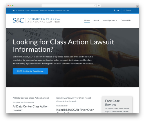 Paperback top WordPress theme - classactionlawsuithelp.com