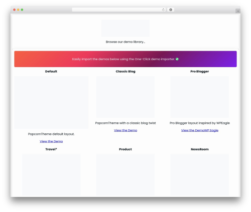 Spidrweb tools WordPress plugin - demo.popcorntheme.com