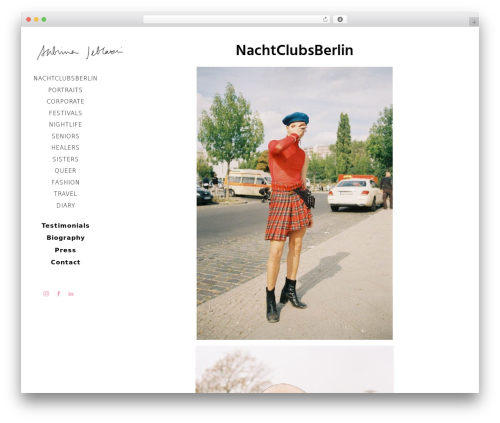 Skylab WordPress theme - sabrinajeblaoui.com
