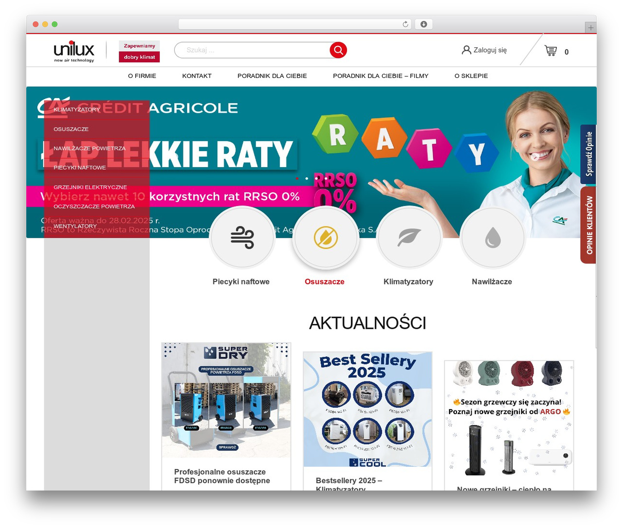 Storefront WordPress shop theme - uni-lux.eu