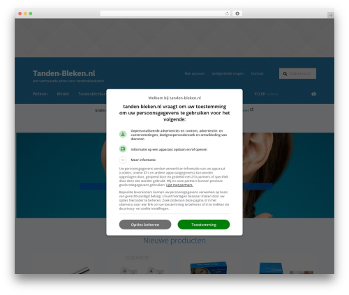 Storefront powerpack WordPress plugin - tanden-bleken.nl