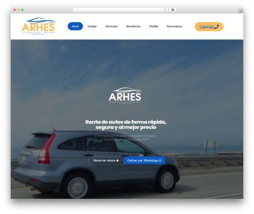 tantum premium WordPress theme - arhesrentacar.com