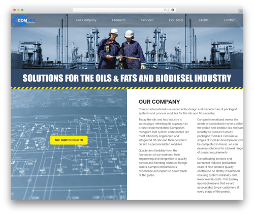 Theme WordPress Compro - comprointernational.com