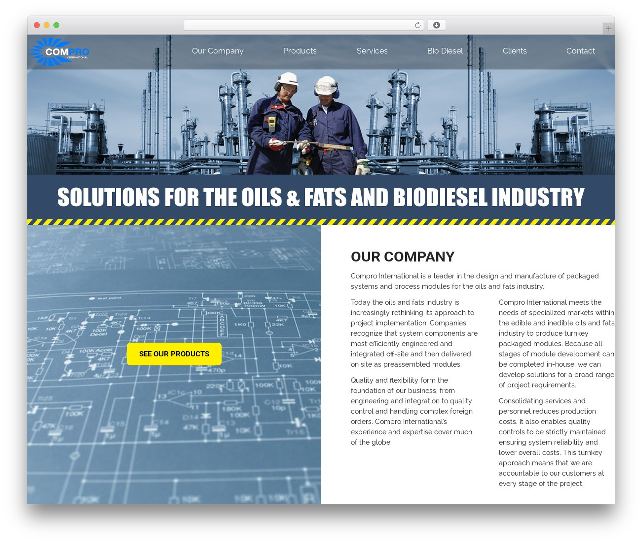 Theme WordPress Compro - comprointernational.com