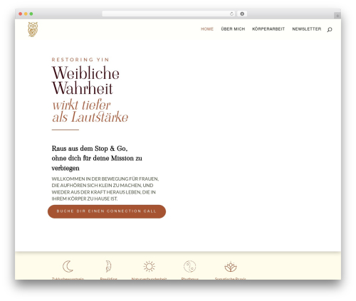 Theme WordPress Divi - sandrahalbe.com