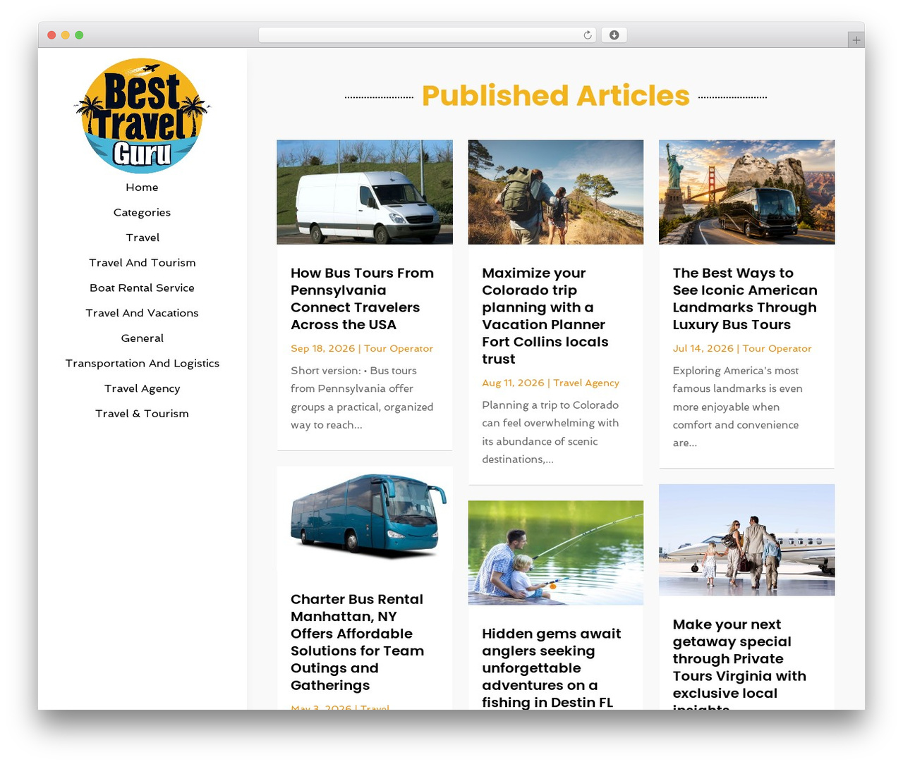 Theme WordPress Divi Child Theme - besttravelguru.com