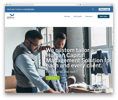 Theme WordPress Hello Elementor - simplifipayroll.com