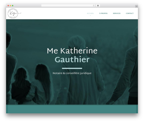 Theme WordPress Thème Codems principal - katherinegauthiernotaire.com
