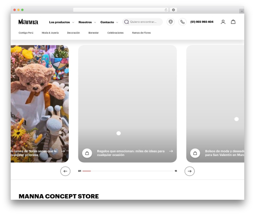 Theme WordPress Theme Manna - manna.pe