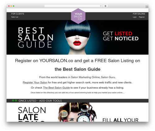 Twenty Nineteen theme WordPress - yoursalon.co