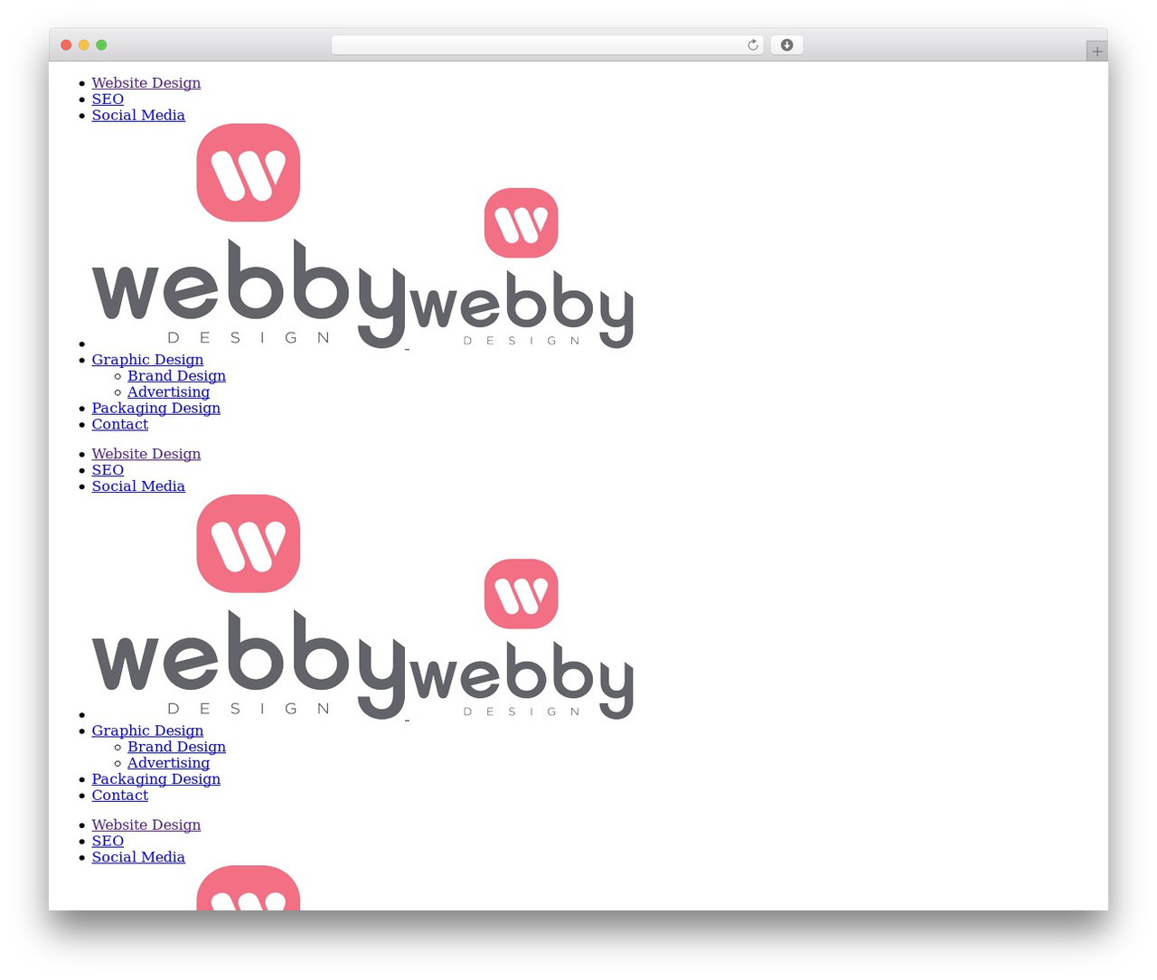 WordPress theme Avada - webby.design