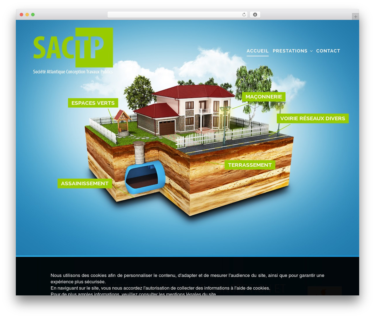 WordPress theme SACTP - sactp-arcachon.com
