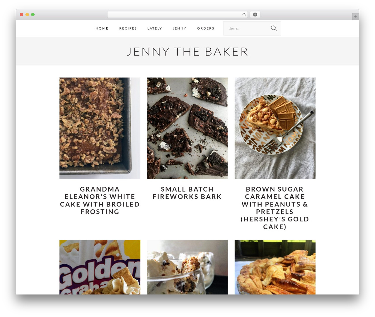 WordPress theme Brunch Pro Theme - jennythebaker.com WordPress theme Brunch Pro Theme - jennythebaker.com