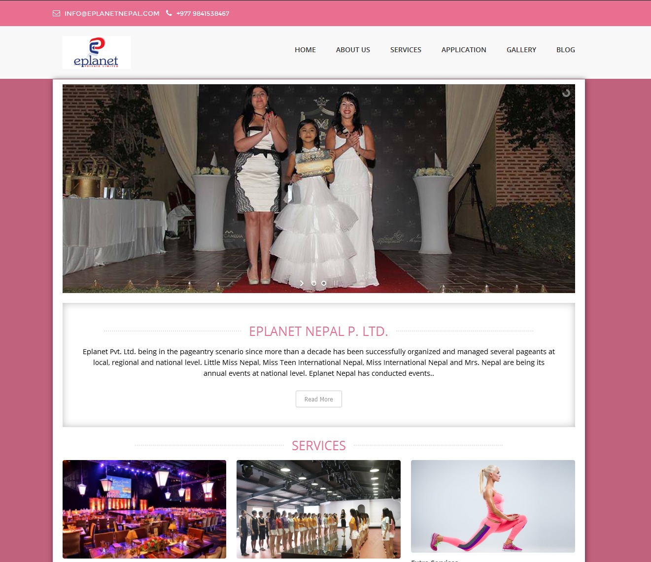 WordPress theme eplanetnepal by Insight