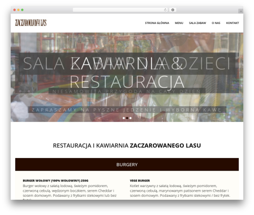 WordPress theme Frattini - zaczarowanylas.com.pl