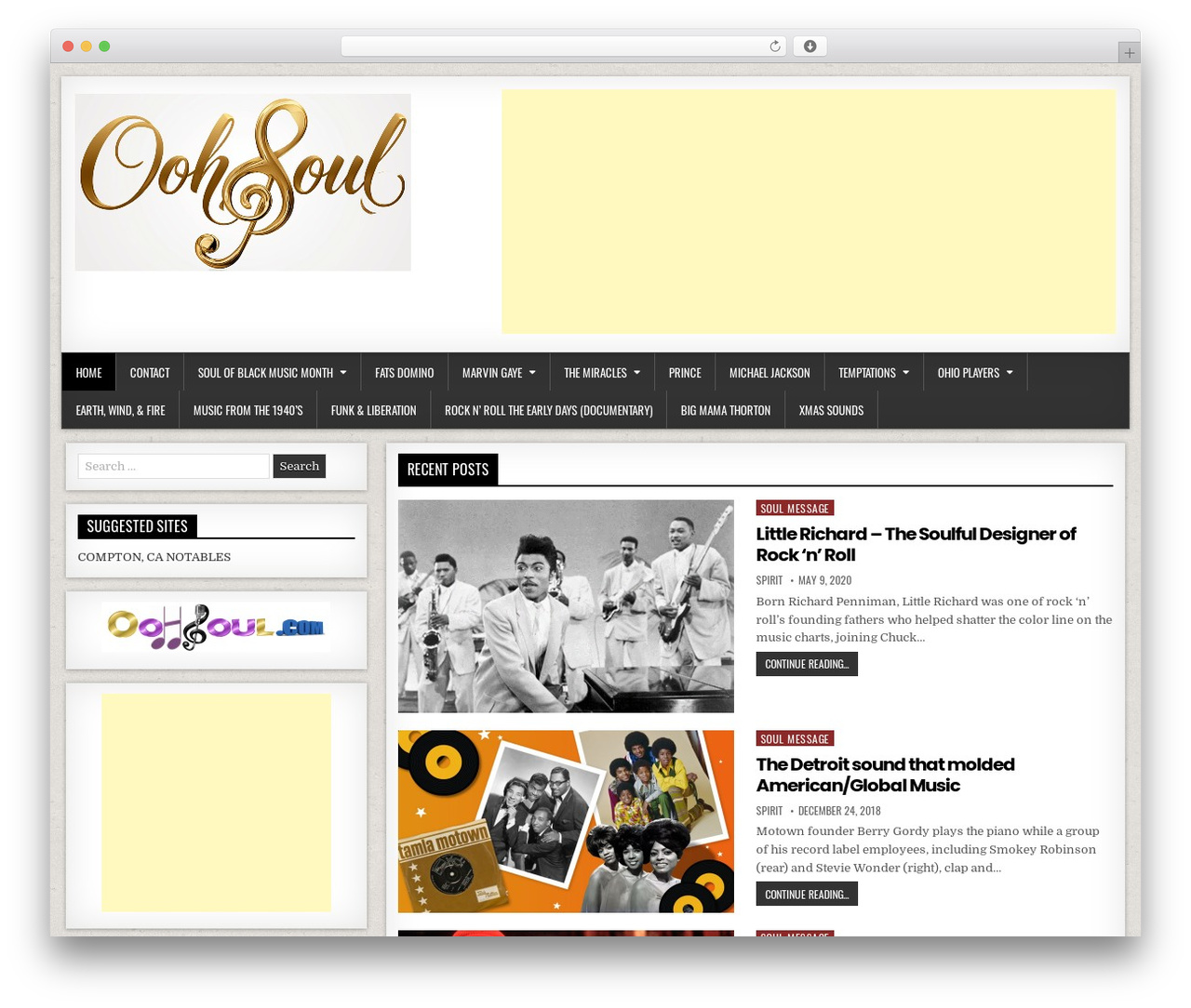 WordPress theme FreshWP PRO - oohsoul.com