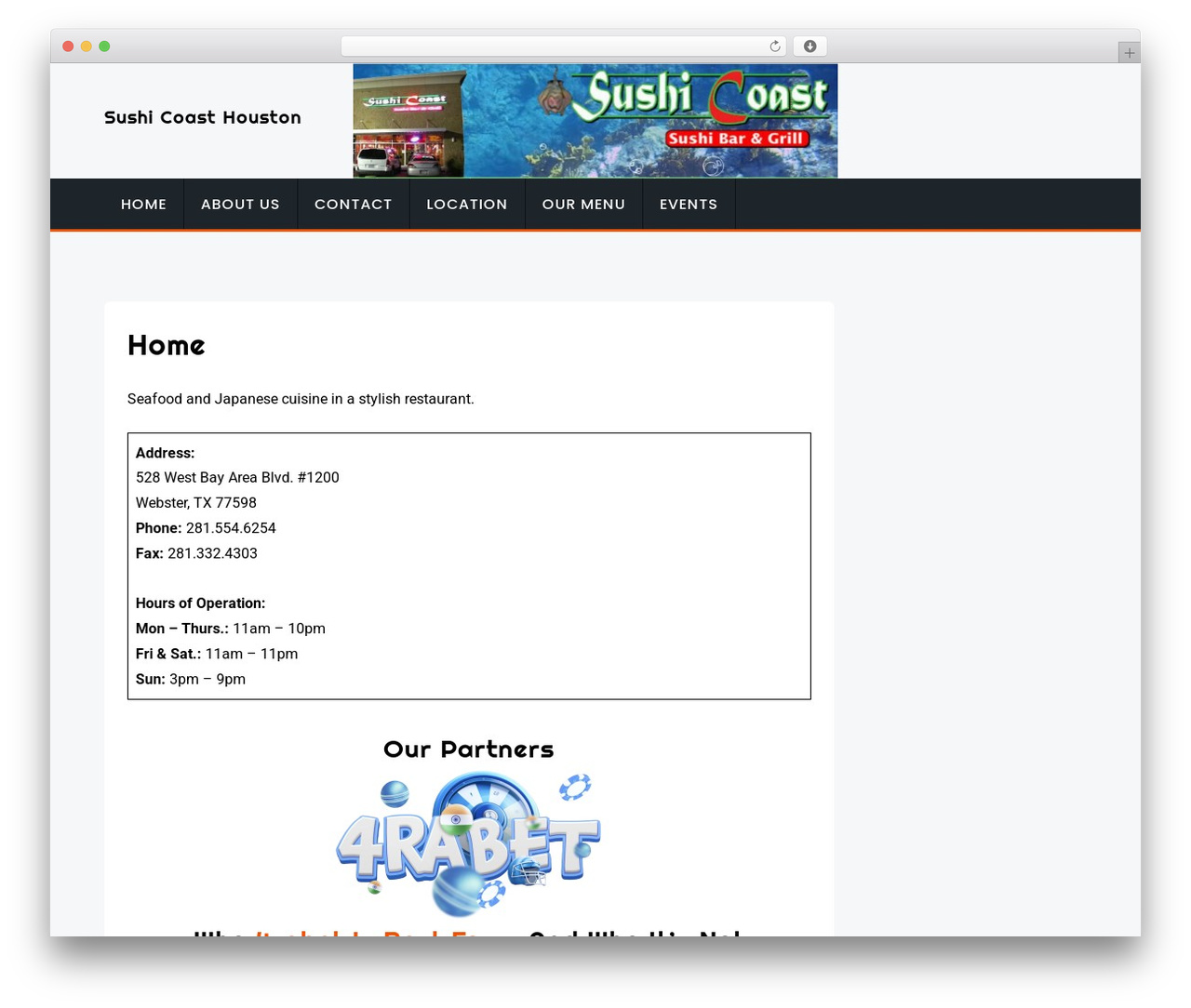 WordPress theme Inx Game - sushicoasthouston.com WordPress theme Inx Game - sushicoasthouston.com