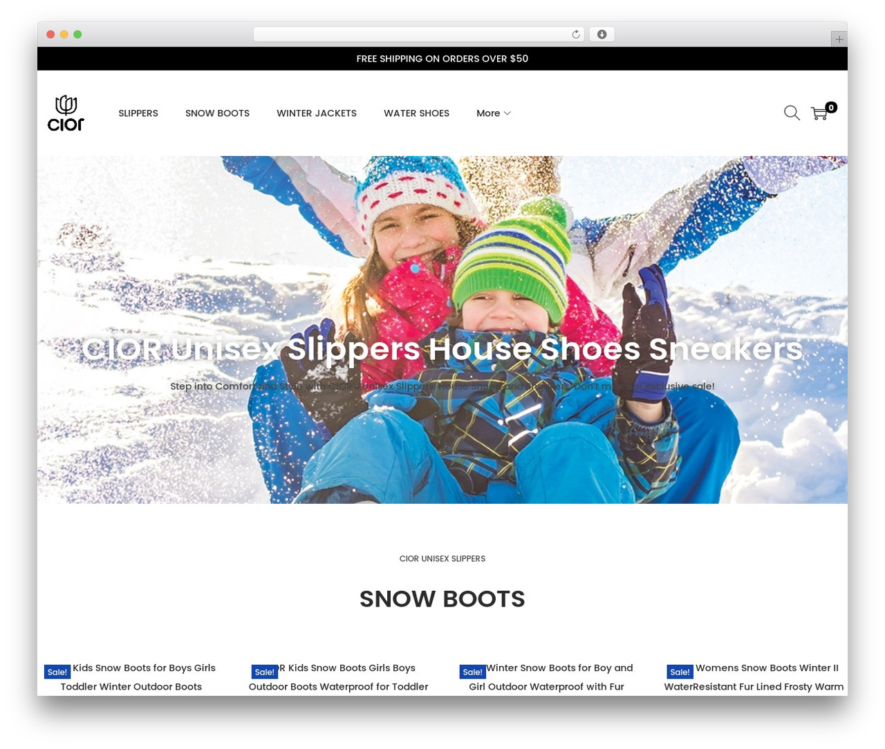 WordPress theme Woostify - ciorboots.com