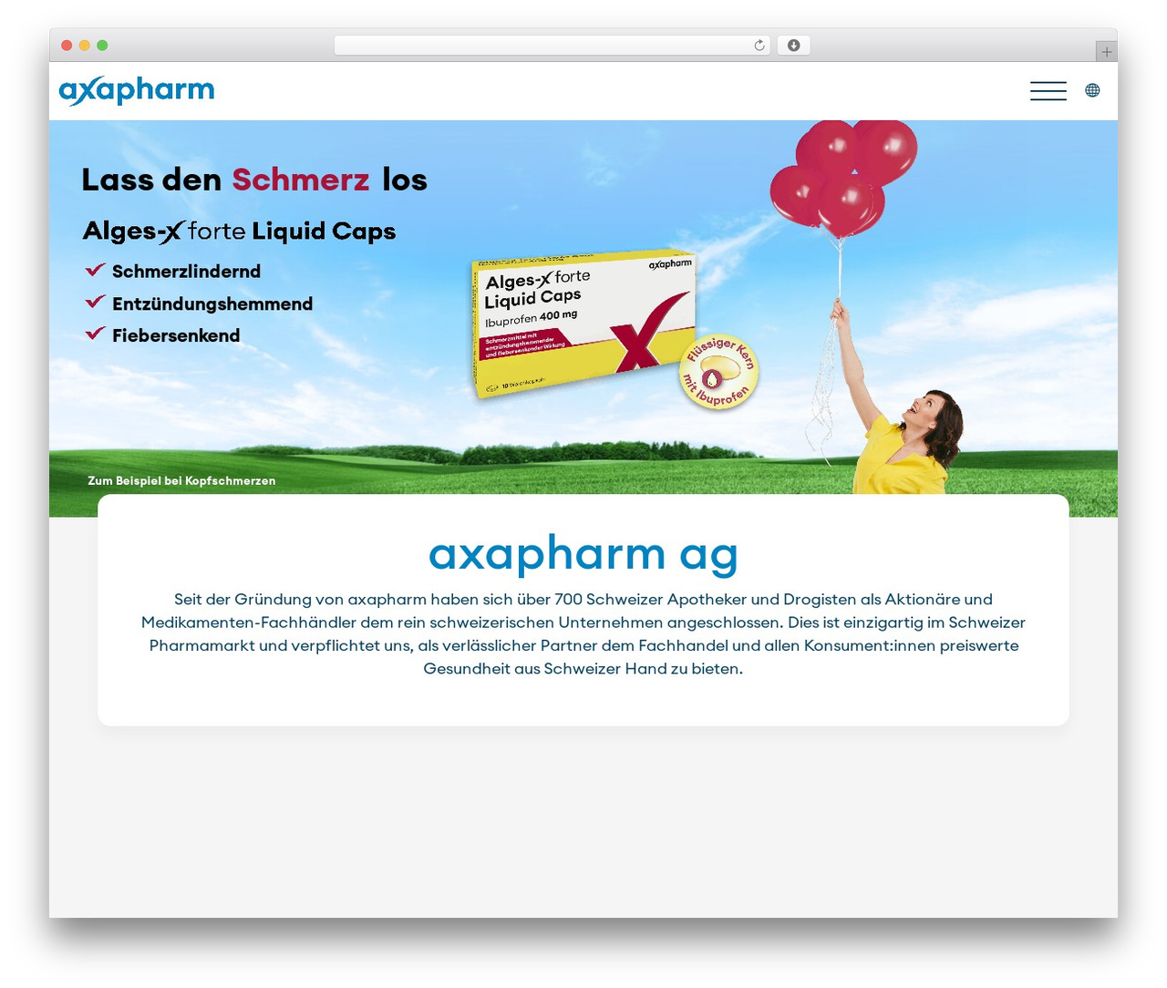 WordPress website theme Axapharm Theme - axapharm.ch WordPress website theme Axapharm Theme - axapharm.ch
