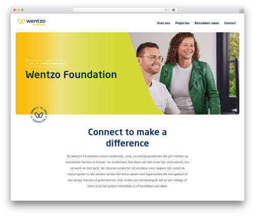 WordPress website theme DraadCore - wentzo.foundation