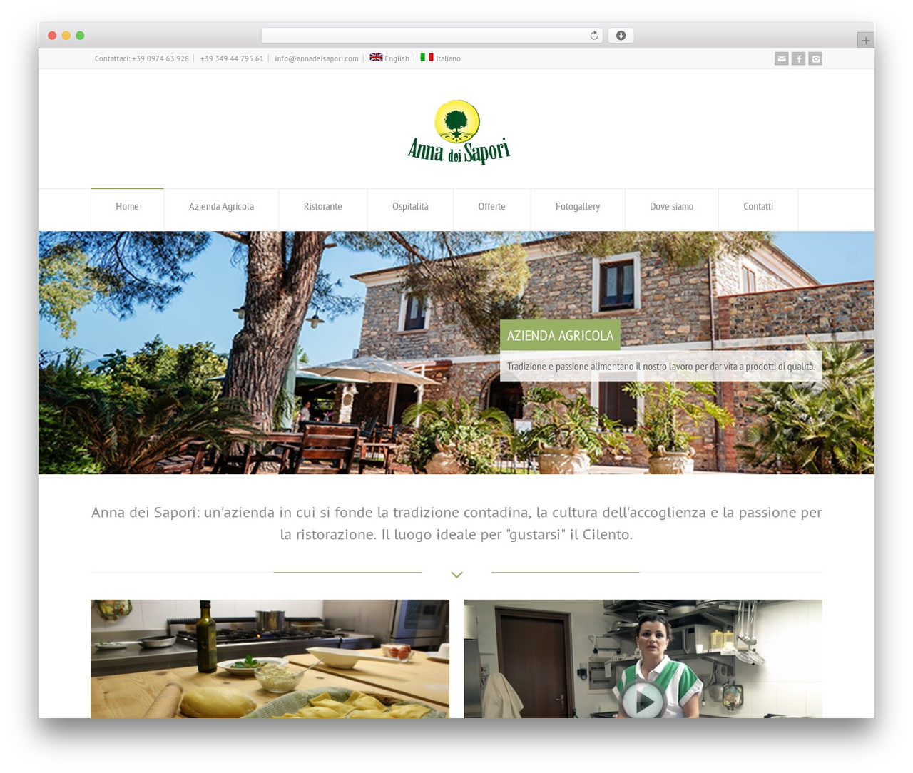 WordPress website theme RT-Theme 18 - annadeisapori.com