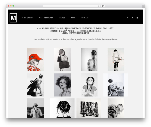 WP theme Bridge - marie-peintures.com