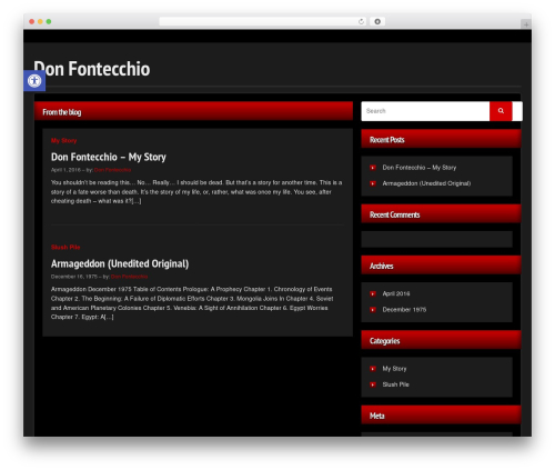 WP theme Ithaca - donfontecchio.com