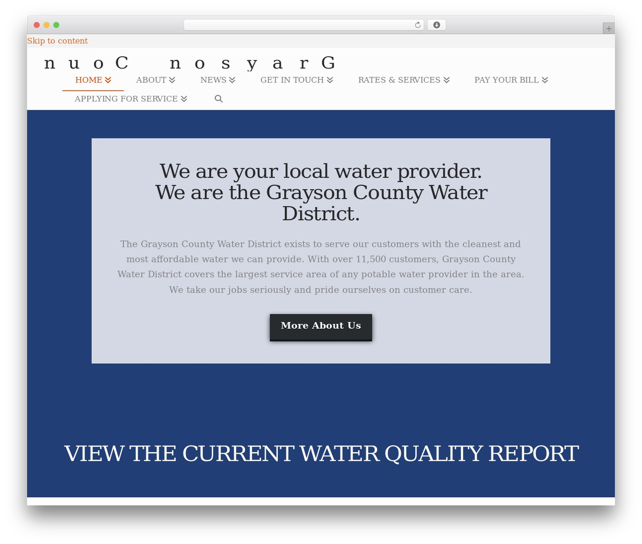 X WP theme - graysonwater.com X WP theme - graysonwater.com