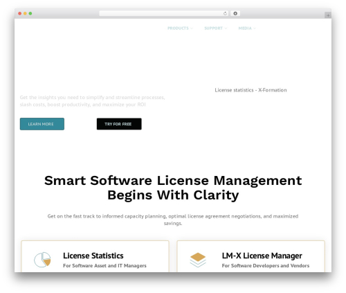 Zaap WP theme - x-formation.com