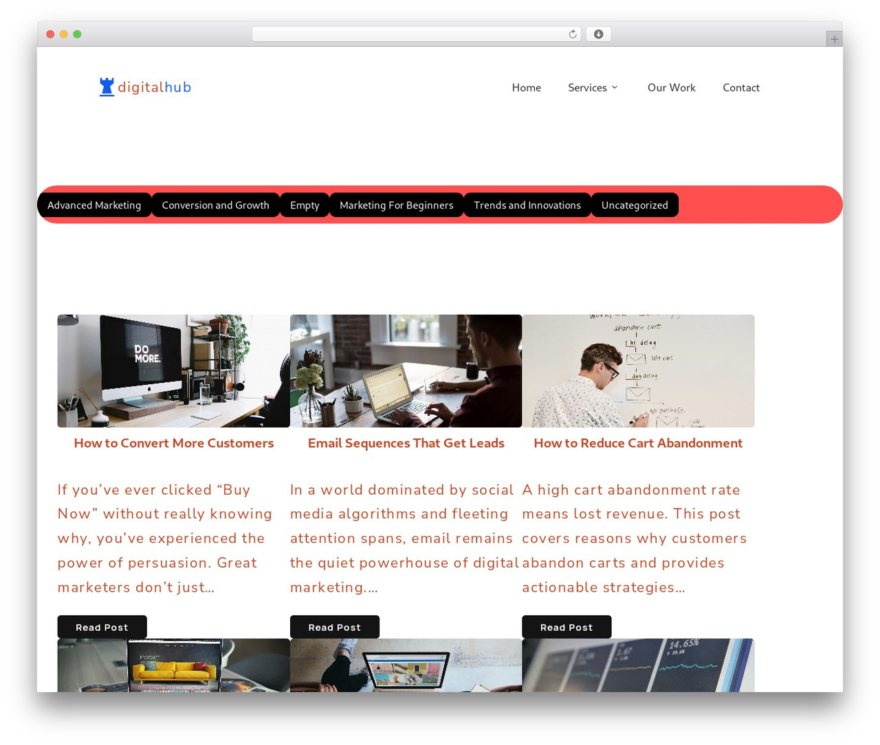 Best WordPress theme ThemeBuilder Theme - ourexamplesite.com